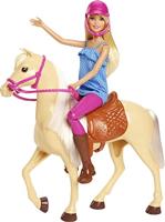 Barbie speelset met paard - thumbnail
