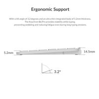 Keychron B6 Pro Ultra-Slim toetsenbord wit - thumbnail