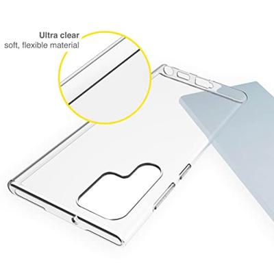 Accezz Clear Backcover Samsung Galaxy S22 Ultra Telefoonhoesje Transparant