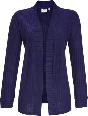 Marineblauw rib vest Ringella