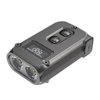 NiteCore TINI 2 grau Zaklamp werkt op een accu LED 500 lm 14 g - thumbnail