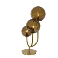 Light & Living Tafellamp 'Magdala' 3-Lamps, kleur Bruin - thumbnail
