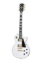 Epiphone Les Paul Custom Alpine White elektrische gitaar met hard case - thumbnail