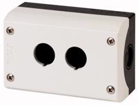 Eaton M22-I2 Opbouwbehuizing 2 inbouwplaatsen, Voor bodembevestiging (Ø x h) 22 mm x 80 mm Antraciet 1 stuk(s) - thumbnail
