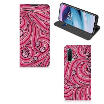 OnePlus Nord CE 5G | Bookcase | Swirl Pink