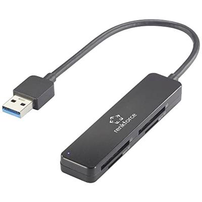 Renkforce RF-PCR-220 Externe geheugenkaartlezer USB-A 3.2 Gen 1 Zwart Renkforce RF-PCR-220 Externe geheugenkaartlezer USB-A 3.2 Gen 1 Zwart