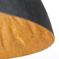 QAZQA Industriële hanglamp zwart met goud 70 cm - Magna - thumbnail