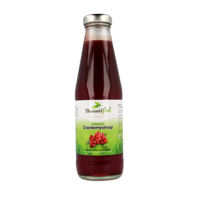 Cranberrysiroop bio 500 Milliliter