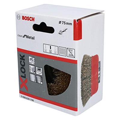 Bosch Accessoires X-LOCK Komstaalborstel gegolfde draad, vermessingd 75mm 0.3mm - 1 stuk(s) - 2608620730 - thumbnail