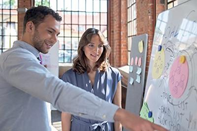 Nobo Move & Meet panneau, whiteboard-memoboard, 90 x 180 cm, met grijs kader Nobo Move & Meet panneau, whiteboard-memoboard, 90 x 180 cm, met grijs kader