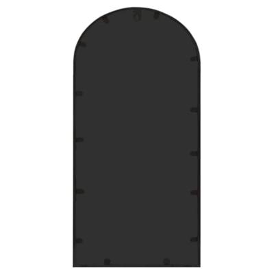Tuinspiegel 70x30 cm ijzer zwart - thumbnail