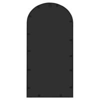 VidaXL Tuinspiegel 70x30 cm ijzer zwart - thumbnail