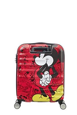 American Tourister Wavebreaker Disney Spinner Zwart, Rood Acrylonitrielbutadieenstyreen (ABS) 36 l