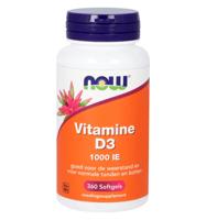 Now Vitamine D3 1000 IE Softgels 360st - thumbnail