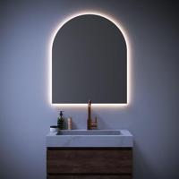 Spiegel Sanitop Halfrond Arch 80x95cm Incl LED Verlichting Dimbaar - thumbnail