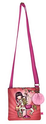 Schoudertas Gorjuss Carousel Zalm (21 x 20 x 1.5 cm)