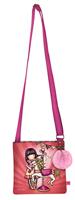Schoudertas Gorjuss Carousel Zalm (21 x 20 x 1.5 cm) - thumbnail