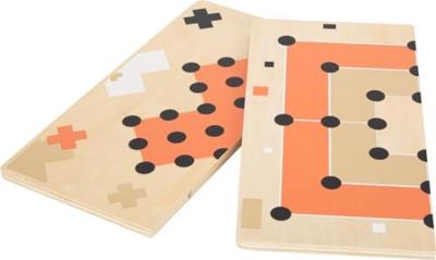 Small Foot houten solitaire en molenspel gouden editie