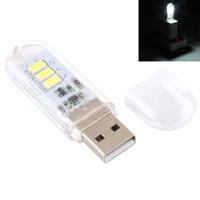 3W 3LEDs 5V 80LM USB LED Book Light Portable nachtlampje wit licht - thumbnail