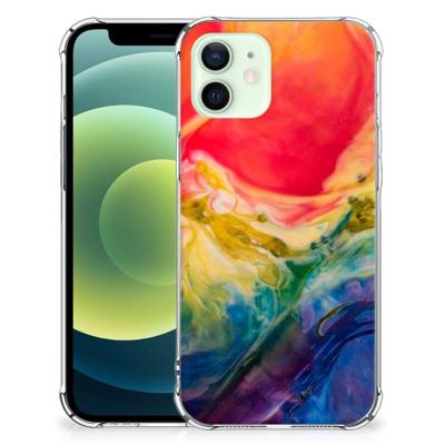 Back Cover iPhone 12 Mini Watercolor Dark Back Cover iPhone 12 Mini Watercolor Dark