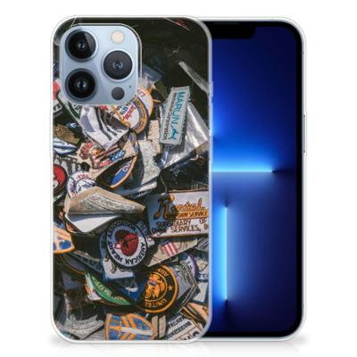 Apple iPhone 13 Pro | Siliconen hoesje | met foto Badges Apple iPhone 13 Pro | Siliconen hoesje | met foto Badges