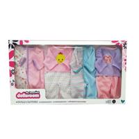 My Beautiful Dolls Room My beautiful dollsroom poppenkledingset 4 stuks 41 cm - thumbnail