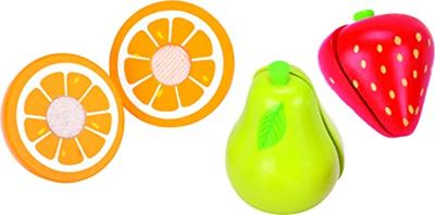 Goki houten blender met fruit, 7dlg. Goki houten blender met fruit, 7dlg.