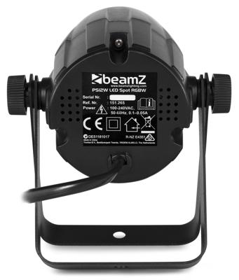 BeamZ PS12W LED pinspot 12W RGBW IR