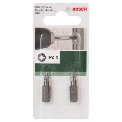 Bosch Accessories 2609255922 Kruis-bit PZ 1 C 6.3 2 stuk(s) Bosch Accessories 2609255922 Kruis-bit PZ 1 C 6.3 2 stuk(s)