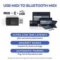 CME WIDI Bud Pro draadloos MIDI via Bluetooth - thumbnail
