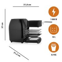 Tristar FR-6964 Heteluchtoven Oververhittingsbeveiliging, Timerfunctie, Met display 10 l - thumbnail