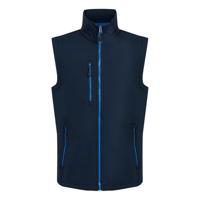 Ragetta RG915 Navigate 2-Layer Softshell Bodywarmer - Navy/French Blue - 3XL - thumbnail