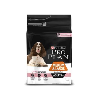 Pro Plan Medium & Large Adult 7+ Sensitive Skin met zalm hondenvoer 3 kg