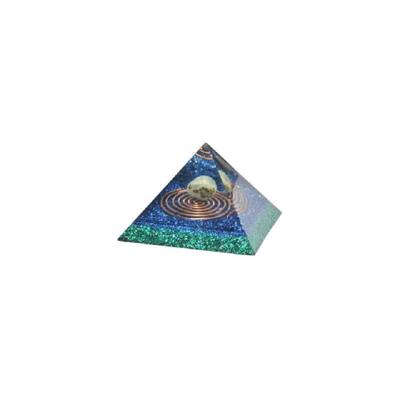 Orgonite Piramide Prehniet - Cheops - (70 mm) Orgonite Piramide Prehniet - Cheops - (70 mm)