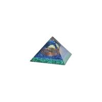 Orgonite Piramide Prehniet - Cheops - (70 mm) - thumbnail