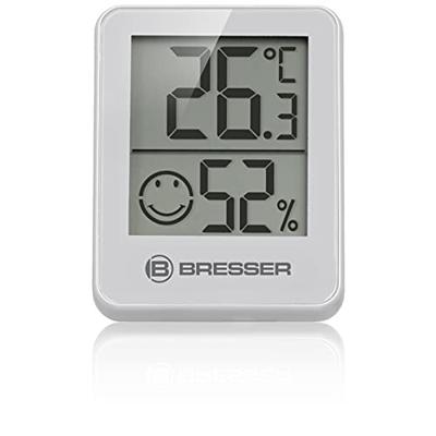 BRESSER ClimaTemp Hygro Indicator Set van 6 Thermo-/Hygrometers (wit)