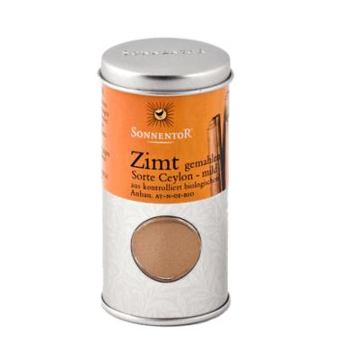 Kaneel gemalen metalen bus bio