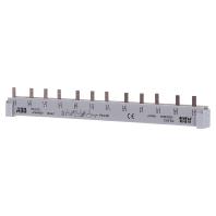 ABB 2CDL230001R1012 ABB STOTZ-KONTAKT faserail PS3/12 3-fasig 12 modules Phase busbar Aantal rijen 3 Meerdere kleuren 3-polig 10 mm² 1 stuk(s)