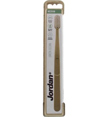 Jordan Tandenborstel green clean medium 1 Stuks