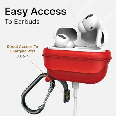 Catalyst Waterproof & Drop Proof Case AirPods Pro Red