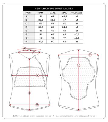 UFO PLAST Protector vest ufo bv3 centurion black l/xl