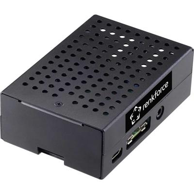 Renkforce RBP-ALC100 SBC-behuizing Geschikt voor serie: Raspberry Pi® Incl. actieve koeler Zwart Renkforce RBP-ALC100 SBC-behuizing Geschikt voor serie: Raspberry Pi® Incl. actieve koeler Zwart