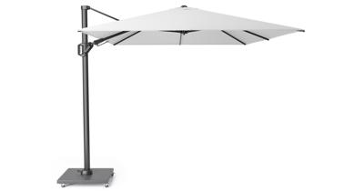 Challenger T2 350x260 cm wit zweefparasol zonwering Platinum - Platinum