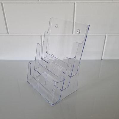 Folderbak 3-vak x A4 staand Folderbak 3-vak x A4 staand