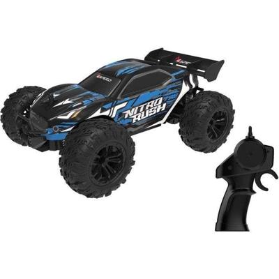 Radiografisch bestuurbare auto - 4 versnellingen - Nitro Rush - schaal 1/18 - 2,4 GHz - Offroad - Oplaadbare batterij - 10 km/u - Geschikt voor kinderen vanaf 5 jaar