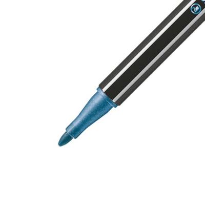 Viltstift STABILO Pen 68/841 medium metallic blauw | 10 stuks Viltstift STABILO Pen 68/841 medium metallic blauw | 10 stuks