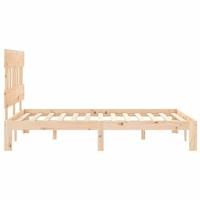 Bedframe zonder matras massief grenenhout 140x190 cm - thumbnail