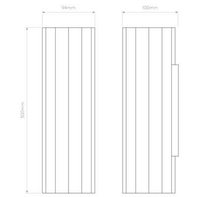 Astro - Shadow 300 wandlamp gips
