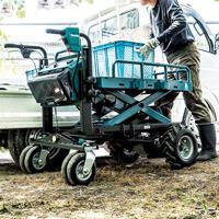 Makita DCU601Z Accu Transporter met schaarlift LXT 2X18 V Basic Body - thumbnail
