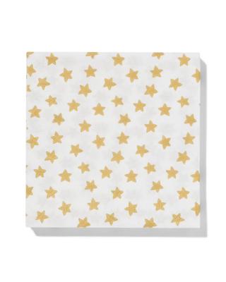 HEMA Servetten 33x33 papier sterren (goud)